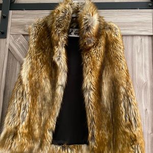 Faux fur vest